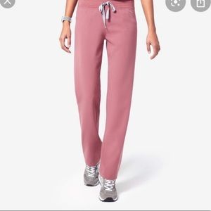 Figs Livingston scrub pants mauve